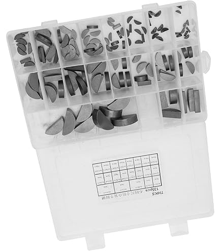 QUARKZMAN 5Pcs Clé à Plume à Extrémité Ronde, 5x5x25mm Acier Inoxydable Clavette Parallèle Professionnelle Pour L'Industrie Mécanique