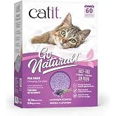 Go Natural Pea Shell Agglomerating Cat Litter, Lavender