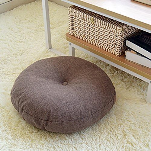 Meditation Cushion Basic, Premium QualityCushion, Mindfulness Pillow, Posture Aiding, Grounding Color, Machine Washable