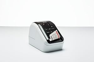 Brother QL810WC Stampante per Etichette con Wi-Fi e AirPrint, Stampa a Due Colori Rosso e Nero