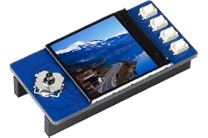 Waveshare 1.3inch LCD Display Module for Raspberry Pi Pico 65K RGB Colors 240×240 Pixels SPI Interface Comes with Raspberry Pi Pico C/C++ and MicroPython Demo