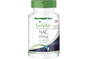 Fairvital | NAC 250mg - Bulk Pack for 3 Months - 90 Capsules - N-Acetyl-cysteine ​​- Amino Acid