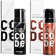 Wild Stone Code Chrome and Copper Body Perfume Combo for Men, 120ml each (Pack of 2)