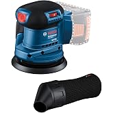 Bosch Professional GEX 185-LI Ak&uuml;l&uuml; Eksantrik Zımpara (18 Volt, SOLO, Zımpara tabanı &ccedil;apı: 125 mm, 6.000-10.000 dev/dak, Kart