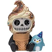 SUMMIT COLLECTION Furrybones Calico Mao Mao – Skelett-Katze In Garn, Harz-Figur