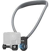 SMALLRIG Magnetic Neck Mount for Action Camera, Quick Release One-Click Button & Ergonomic Design, for GoPro Hero 12/11/10/9,