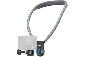 SMALLRIG Support de Cou Magnétique pour Caméra d'action, Bouton de Dégagement Rapide en Un Clic, pour GoPro Hero 12/11/10/9, pour DJI Action 4/5, pour Insta360 Ace Pro 2-5126