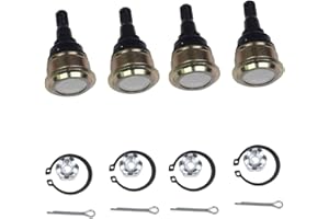 BH-Motor New 4 sets Upper or Lower Ball Joint For Yamaha Grizzly 550 700 Raptor 660R 700 YFZ450 Wolverine Replace # 5LP-23579-00-00, 53-51029, 52440-21812-YD8