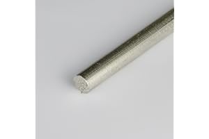 ZGG Barra de estaño de estaño puro, ánodos Sn99,9, 8 mm de diámetro, 50-2000 mm de longitud (350 mm/35 cm, diámetro de 8 mm)