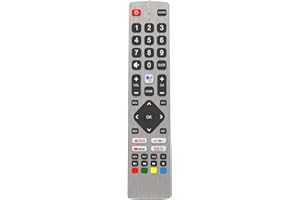 FOXRMT Replacement Sharp TV Remote Control, Universal for Sharp TV Remote Remote Control for Smart TV with 4 Shortcuts Button, No Setup Required