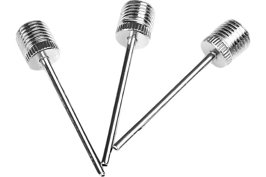 3 Pack Ball Pump Inflation Needles - Durable Stainless Steel Needles Ball Needle for Pump, Air Pump Needles for Football, Basketball, Volleyball & All Sports Balls
