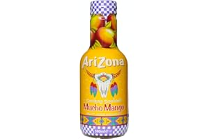 AriZona - Cowboy Cocktail Mangue - Jus de Fruits 100% Plaisir - Aromatisé et Rafraîchissant , 500 ml - Lot de 3 (L'emballage peut varier)