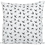 blaue Schwalbe auf weiß