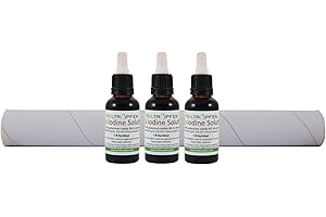 3x solution d'iode de Lugol à 5% | 3x 30 ml | Ingrédients de qualité pharmaceutique | 15% formulation liquide | 5% d'iode élémentaire et 10% d'iodure de potassium | Heiltropfen®
