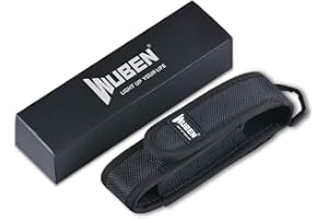 WUBEN Étui pour Lampe de Poche, Nylon Holster Protection Accessoire pour Lampes Torches C3 L50 TO40R T046R,Compatible avec Lampes Longueur*Diamètre 6x1.2in