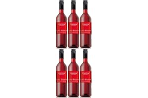 Weingut Kiefer Tanz auf dem Vulkan QbA Roséwein Wein Cuvée Feinherb Deutschland Inkl. FeinWert E-Book (6 x 0,75l)