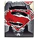 Price comparison product image Superman Vs. Batman Enemy Logo Graffiti Black Bi-Fold Wallet