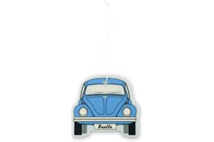 BRISA VW Collection - Volkswagen Escarabajo Coche Beetle Ambientador para Coche, Desodorante del Vehículo, Difusor de Perfume y Fragancia, Accesorios para automóviles/Regalo (Fresh/Azul)
