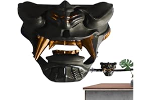 SUCRITUDE samurais Schwert Wandhalterung, Wandhalterung Katana Schwert, samurais Maske Deko Wand, Katana Wandhalterungs Wandregal Wandständer Für Katanas Und Schwerts Sammlung, Dolch Zu Hause Oder Im Büro