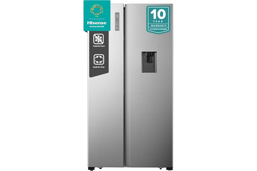 Hisense 670L Side by Side Refrigerator
