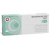 PRIMA Home Test - Test Menopausa 25 mIU/mL - Ormone FSH (Urine) - 2 Test (Formato Spoon) - Qualità Svizzera