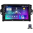 Android Car Stereo for Toyota Fortuner 2015-2020 4GB RAM 64GB ROM 9 Inch MirrorLink WiFi BT, IPS Touch Screen with AHD Camera Included (4+64G With Apple Carplay)