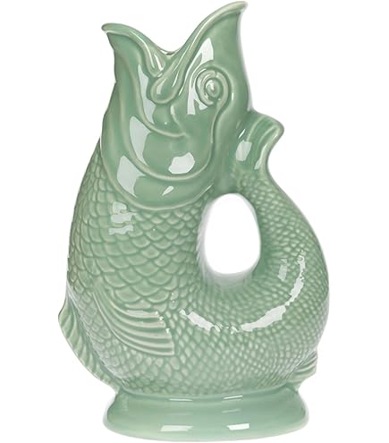 Gurgly Iconische Aqua Glug Jug Groot 28cm 1,4L - Viswaterkruik