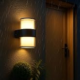 Bora LED Wall Sconce 12W IP54 &ndash; Daylight 3200K, 1170 Lumen, Waterproof Indoor and Outdoor Lighting, Garden Balcony Terrace Home Cor