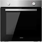 Cecotec Bolero Hexa C126000 Stainless Steel Conventional Integrated Oven A. 2800W, Capacity 77L, Low Consumption, 4 Functions