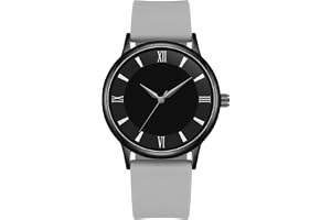 VIRAKTI Silicone Strap Analog Watch for Men, Stylish Round Dial | Stylish round analog dial with a modern and ...