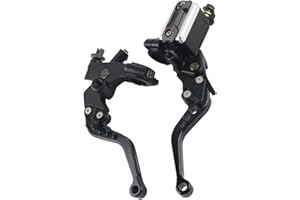 ‎KEENSO 1 Paar 7/8 Universal Motorradbremse Kupplung Masterzylinder Reservoir Hebel Bremskupplung Masterzylinderhebelpumpe
