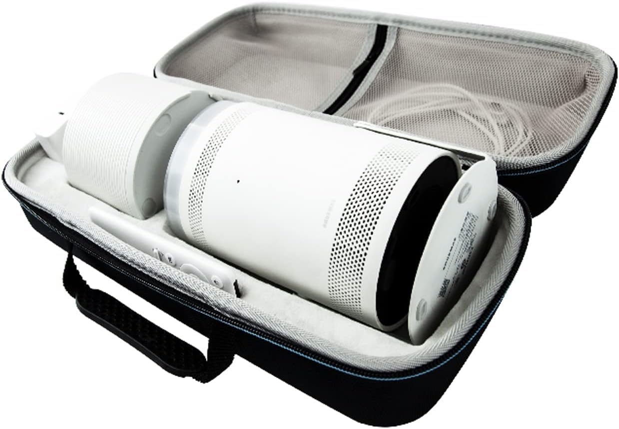 CENXI Carrying Case for Samsung The Freestyle Projector,Compatible with The Freestyle Smart Portable Projector 360°All-Round Hard EVA Protection Storage Box Travel Bag