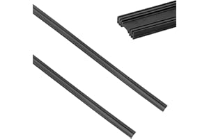 SRLWMYI - Set di 4 gomme per tergicristalli universali da 6 x 700 mm, in gomma di ricambio per tergicristalli senza osso