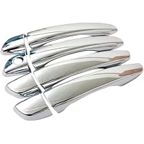HIGH FLYING Poignée De Porte Latérale Chromée Pour Peugeot 3008 GT / 5008 GT II 2017-2022 – 8 Pièces ABS