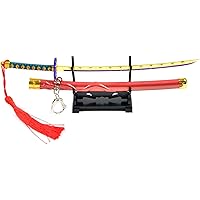 Demon-Slayer-Brieföffner in Form eines japanischen Schwerts mit Scheide und Ständer, Geschenk für Sammler und Fans von…