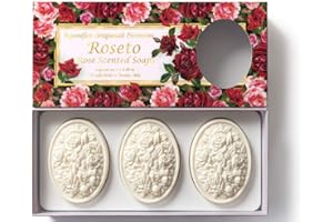 Saponificio Artigianale Fiorentino, Rose rosse, set di 3 saponette da 125 g