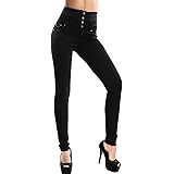 Toocool - Jeans Donna Pantaloni Skinny Vita Alta Sigaretta Colorati Elastici Nuovi M5342