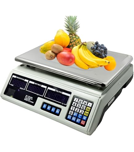 Bilancia Elettronica Digitale Professionale Da Banco 40 Kg – Piattaforma In Acciaio Inox E Display LCD