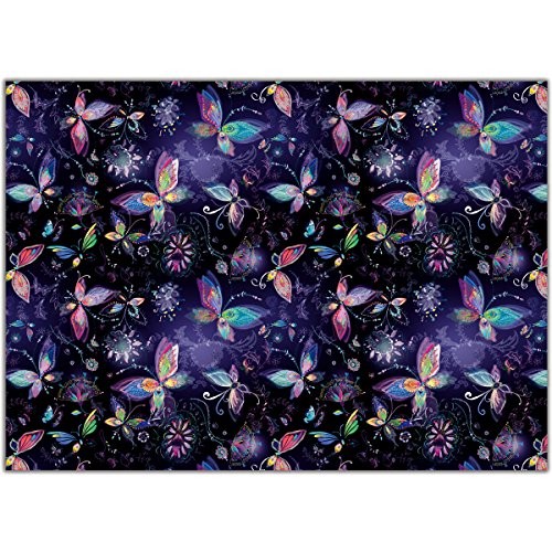 Preisvergleich Produktbild goldbuch Geschenkpapier Silver Moon nightblue 50x70 cm