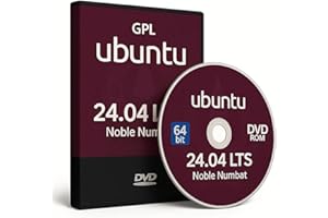 GENERISCH Ubuntu 24.04 LTS „Noble Numbat“ – Desktop 64-Bit – Live-/Installations-DVD mit Anleitung | UEFI/Legacy & Secure-Boot | Deutsch & mehrsprachig