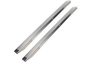 ‎TRUTZHOLM TRUTZHOLM 2 x Auffahrrampe 250 cm Tragkraft 1000 kg Alu grau profiliert vernietetes Blech