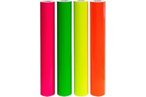 Finest Folia Film adhésif fluorescent pour traceur 6510 - Rose fluo 46 - 100 x 31 cm