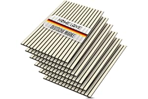 HOME LOVE® Akustikpaneele Holz 118x60 cm – 6er Set mit Echtholz Eiche-Furnier | 3D Wandpaneele Holzoptik mit Filz | Akustikpaneele Holz Wand | Holzpaneele Wand | Akustik Paneele Eiche hell