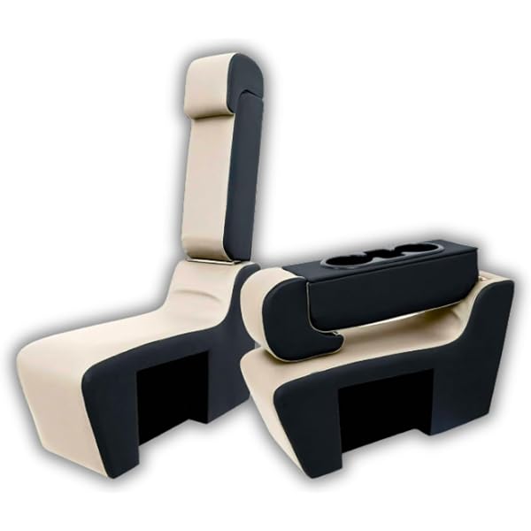 小物 ayumd TOUCH OF MODERN  Car Armrest with Glass Holder & Ash Tray Beige