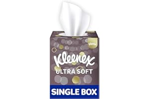 Kleenex Cubo Ultrasoft Pañuelos, 4 Capas, 48 Pañuelos, Blanco