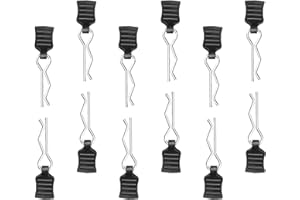 Ginddy RC Body Clips with Pull Tab,12Pcs 1/10 1/16 Scale Car Shell Durable Clamp Retainer Pins for RC Truck Buggy Remote Control Car Accessories