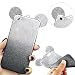 Produktbild P8 Lite Hülle, MOMDAD Glitzer Cartoon TPU Handyhülle für Huawei P8 Lite Schutzhülle Dünnen Glänzend Crystal Kristall Silikon Bling Shining Maus Mouse Ohr Ear Zurück Case Cover Schutz Kratzfeste Handy Tasche Schale Abdeckung - Glitter Schwarz