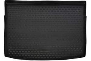 J&J Automotive | Premium Vasca Baule Per Bagagliaio In TPE Gomma Per Golf 8 dal 2019, (5-Porte Berlina), Bordo Alto 3-5 cm, Antiscivolo, Inodore, Nero