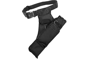 Hsitoolg Archery Bag Outdoor Canvas Arrow Quiver Hunting Three Tube Archery Bag Waist Span Archery Accessories Archery Bag