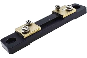 RELAND SUN 1 unids 75mV 5A 10A 20A 15A 20A 30A 50A 75A 100A 150A 200A 250A 300A 400A Externa Shunt FL-2 Medidor de corriente Resistencia de derivación para amperímetro digital (50A 75mV)